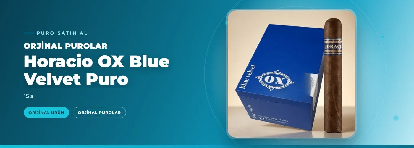 Horacio OX Blue Velvet Puro Satın Al – 15’s