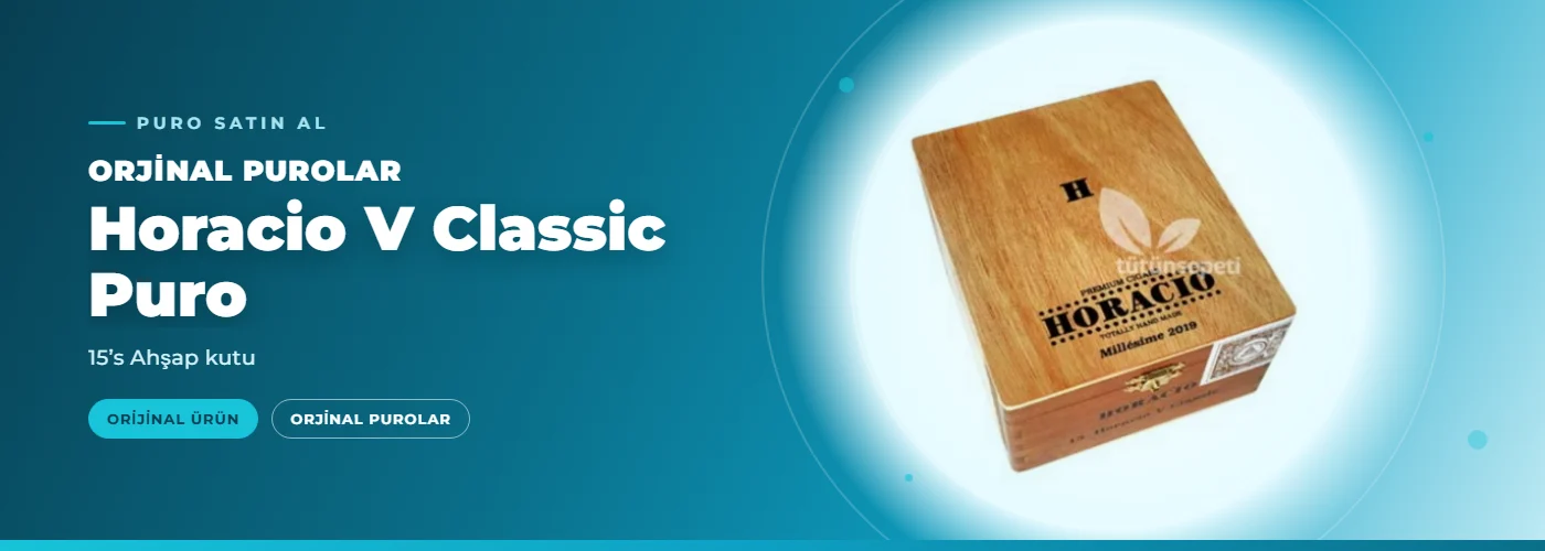 Horacio V Classic Puro Satın Al – 15’s Ahşap kutu