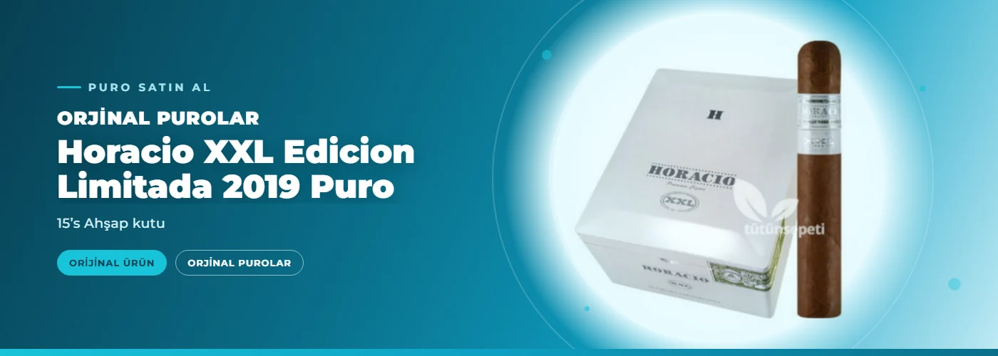 Horacio XXL Edicion Limitada 2019 Puro – 15’s Ahşap kutu