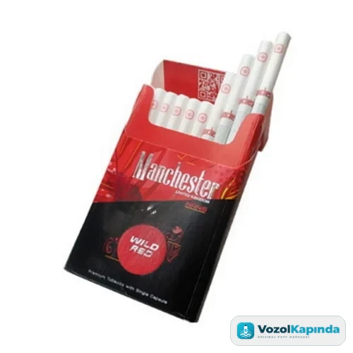 Manchester Wild Red Nano Superslim - Çilek aromalı - görsel 2