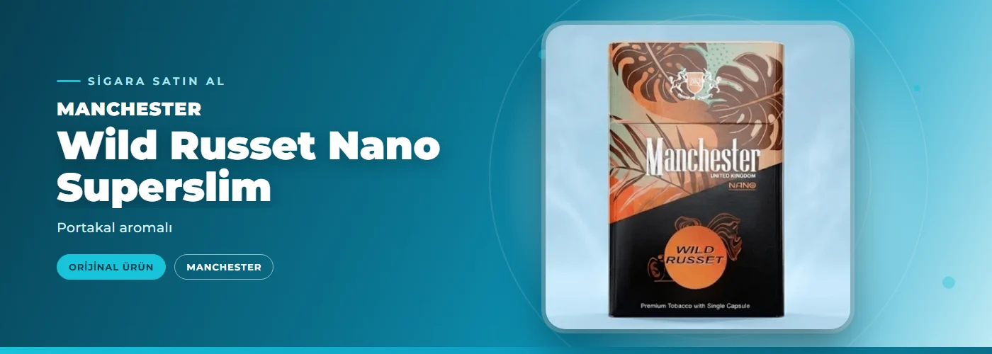 Manchester Wild Russet Nano Superslim – Portakal aromalı