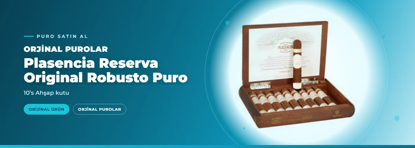 Plasencia Reserva Original Robusto Puro – 10’s Ahşap kutu