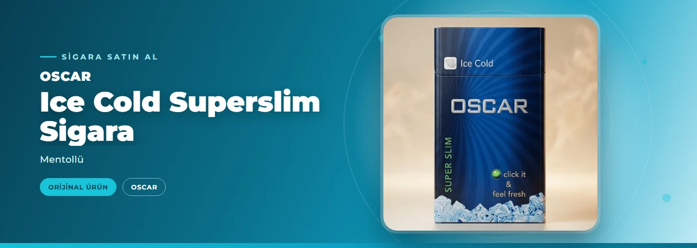 Oscar Ice Cold Superslim Sigara – Mentollü