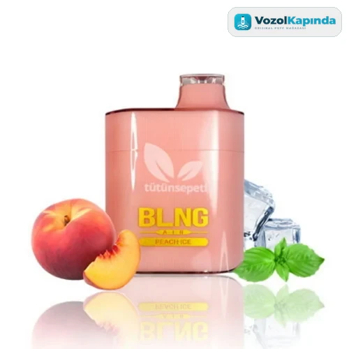BLNG Air 6000 Peach ice Puff - Şeftali ve Mentol