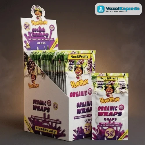 Honeypuff Organic Wraps Üzüm aromalı sarma kağıdı