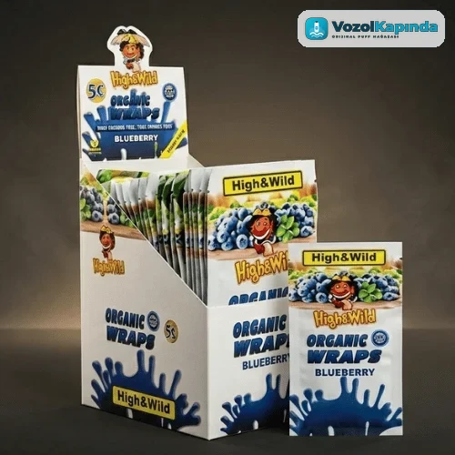 Honeypuff Organic Wraps Yabanmersini aromalı sarma kağıdı
