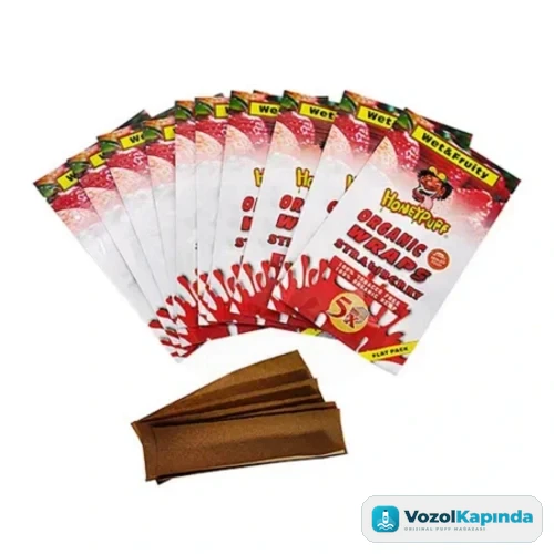 Honeypuff Organic Wraps Çilek aromalı sarma kağıdı - görsel 2
