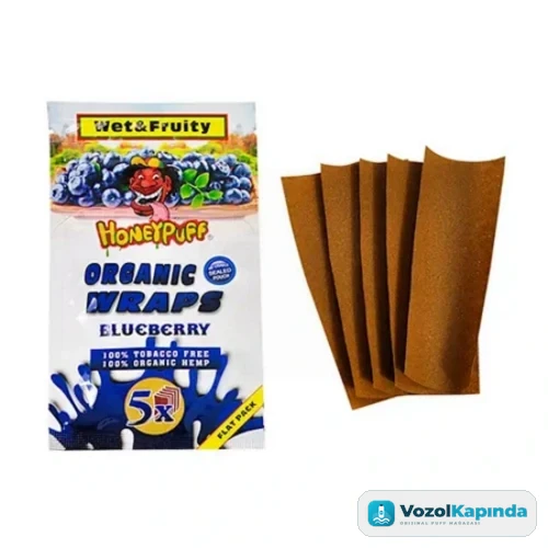 Honeypuff Organic Wraps Yabanmersini aromalı sarma kağıdı - görsel 2