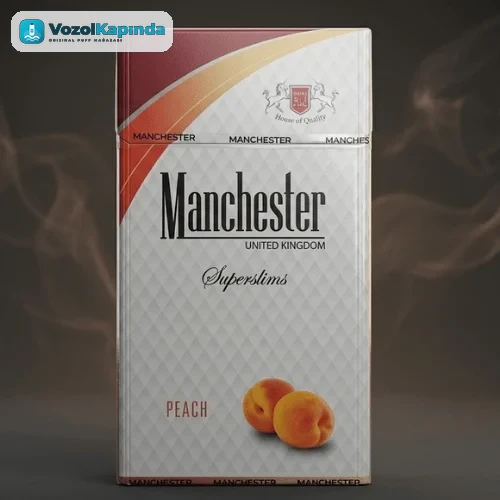 Manchester Superslims Peach – Şeftali Aromalı Sigara