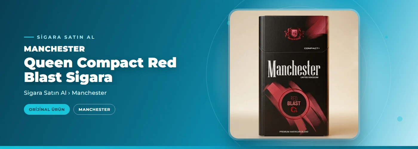 Manchester Queen Compact Red Blast Sigara