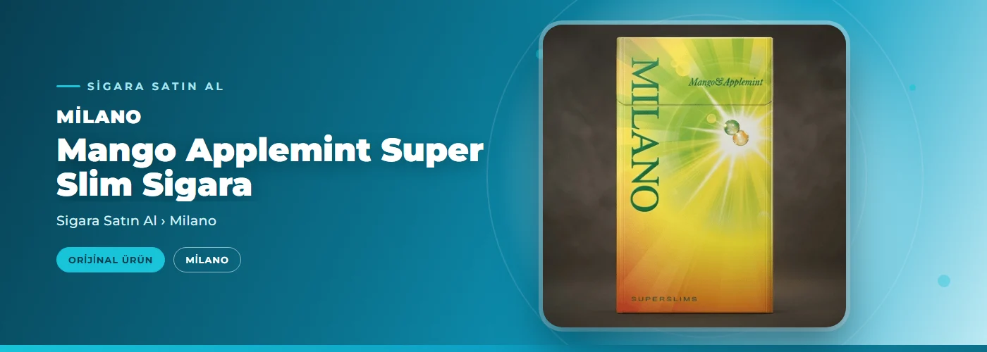 Milano Mango Applemint Super Slim Sigara