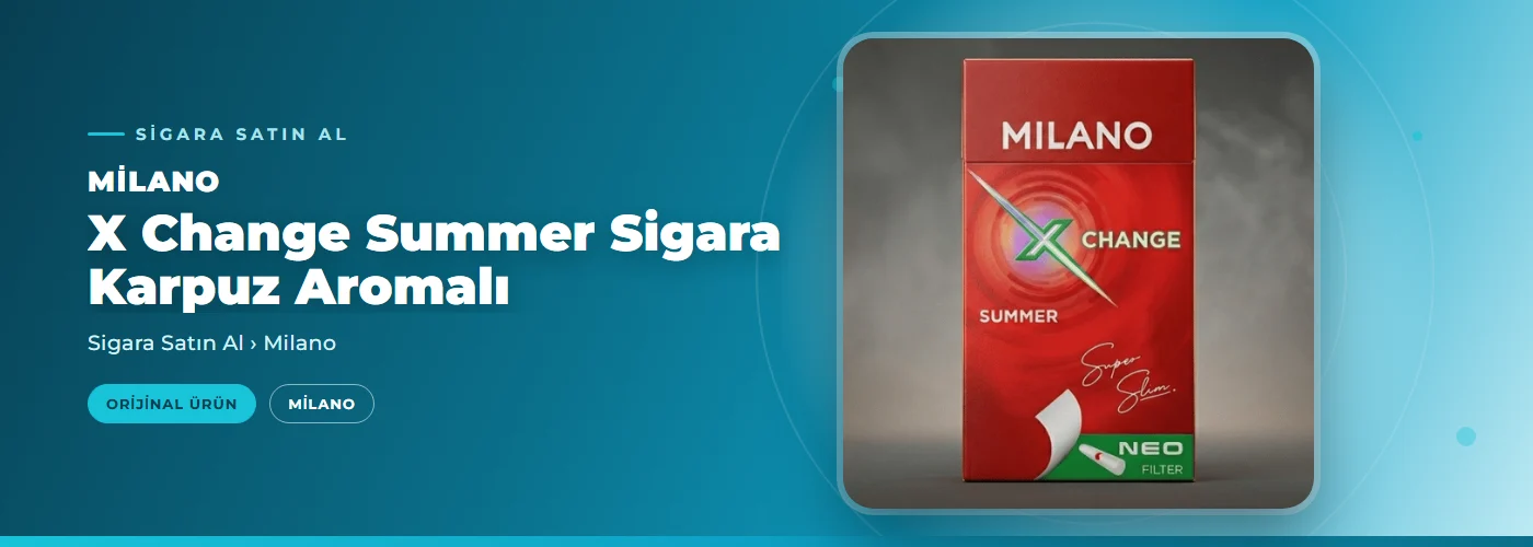 Milano X Change Summer Sigara Karpuz Aromalı