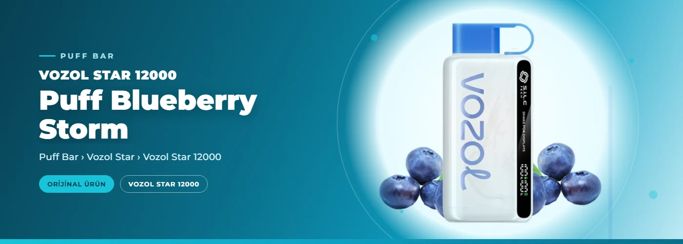 Vozol Star 12000 Puff Blueberry Storm