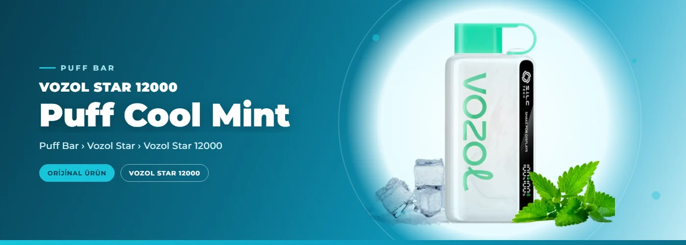 Vozol Star 12000 Puff Cool Mint