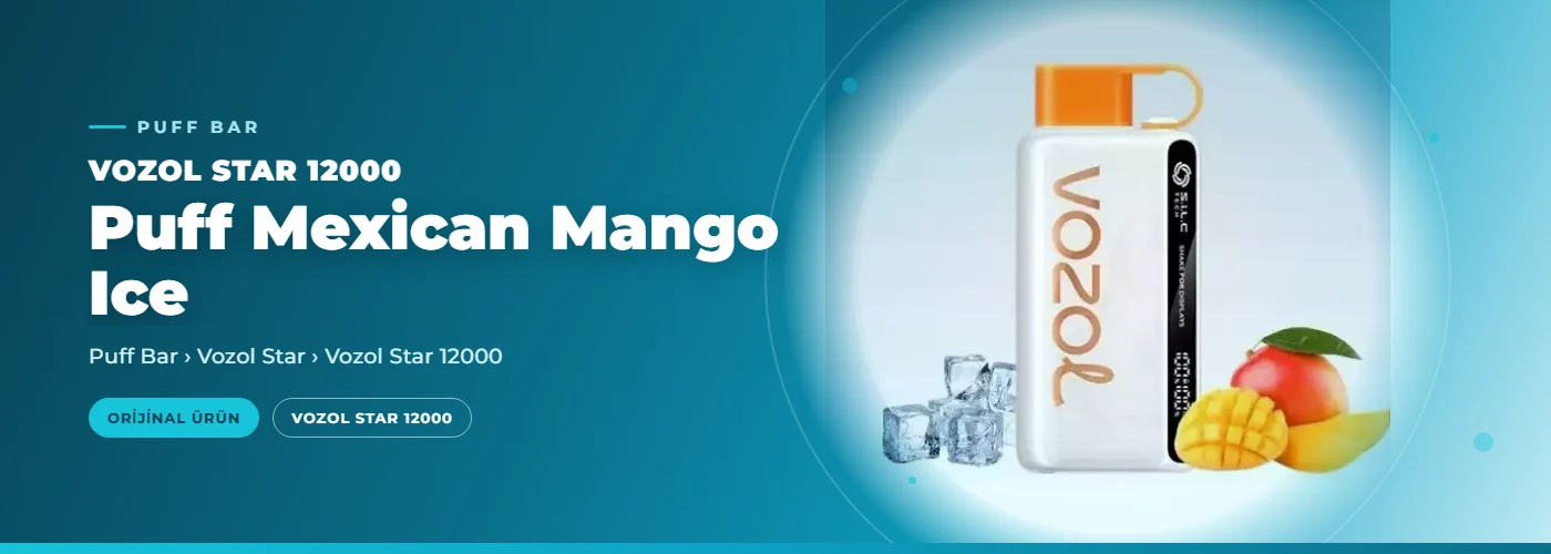 Vozol Star 12000 Puff Mexican Mango Ice