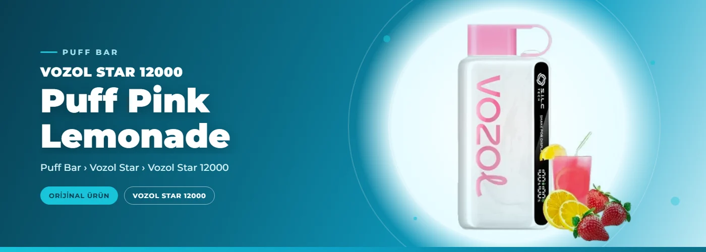 Vozol Star 12000 Puff Pink Lemonade