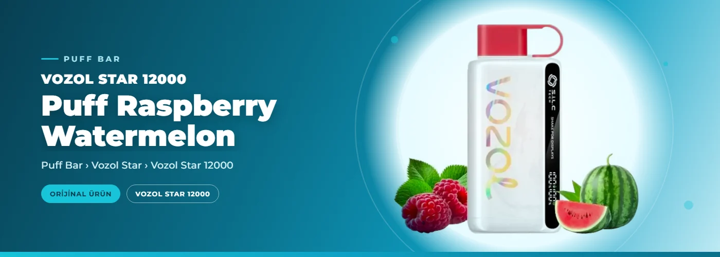 Vozol Star 12000 Puff Raspberry Watermelon