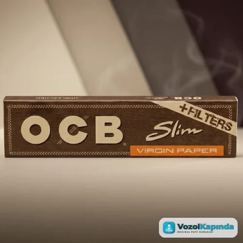 OCB King Size Virgin Paper Filter Kahverengi Zıvanalı