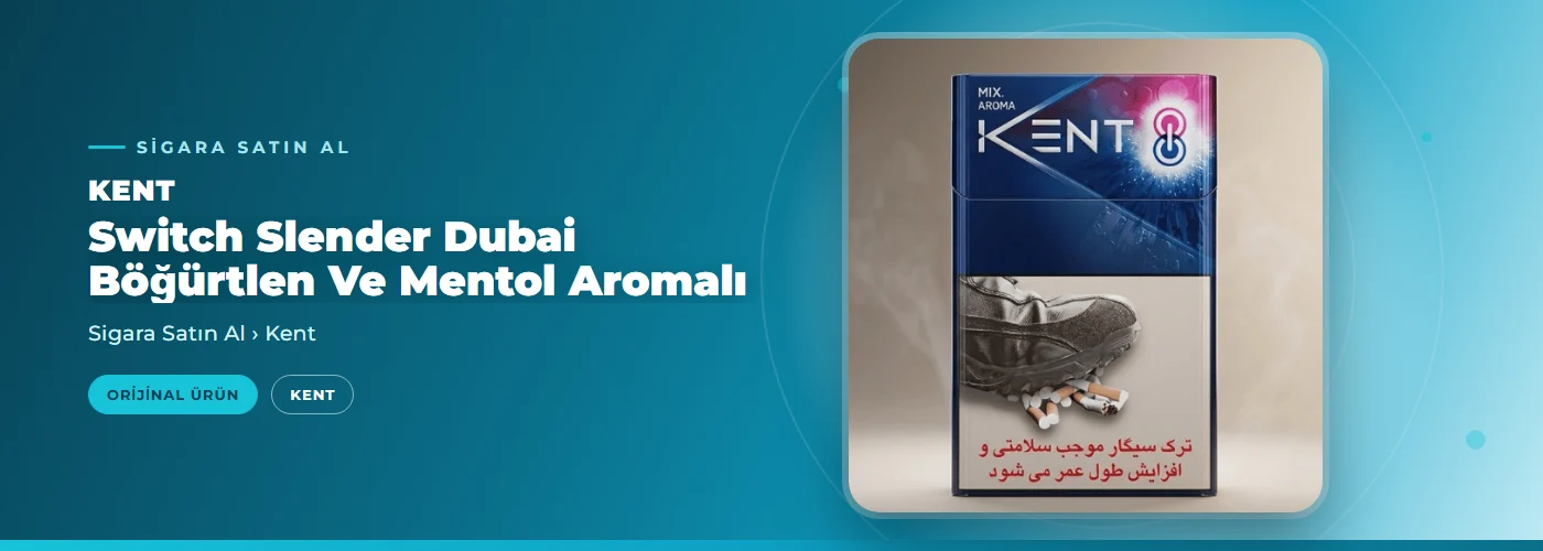 Kent Switch Slender Dubai Böğürtlen Ve Mentol Aromalı