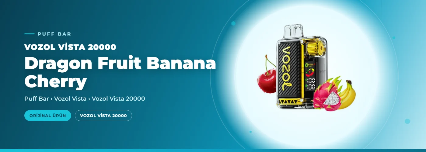 Vozol Vista 20000 Dragon Fruit Banana Cherry
