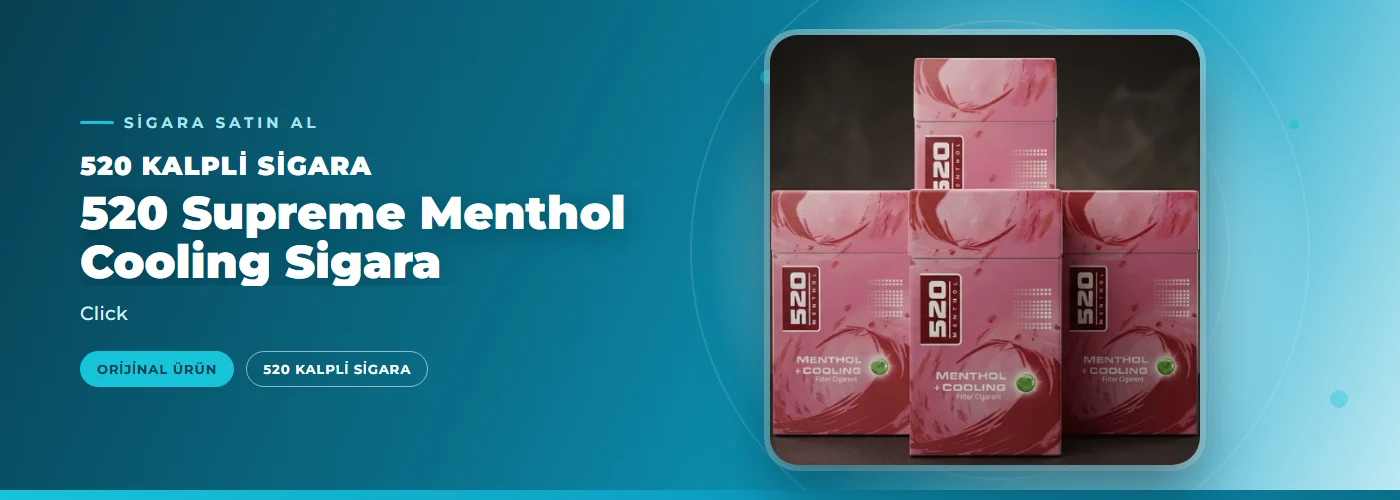 520 Supreme Menthol Cooling Sigara – Click