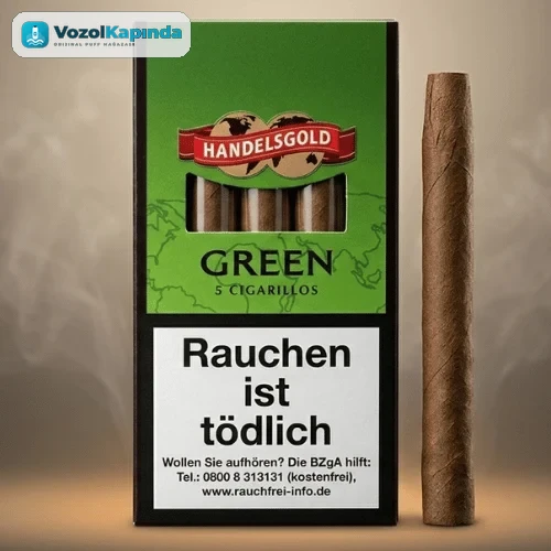 Handelsgold Green Apple Sigarillo - Yeşil Elma Aromalı
