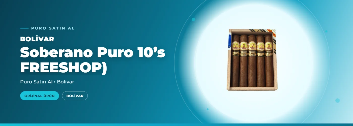 Bolivar Soberano Puro 10’s FREESHOP)