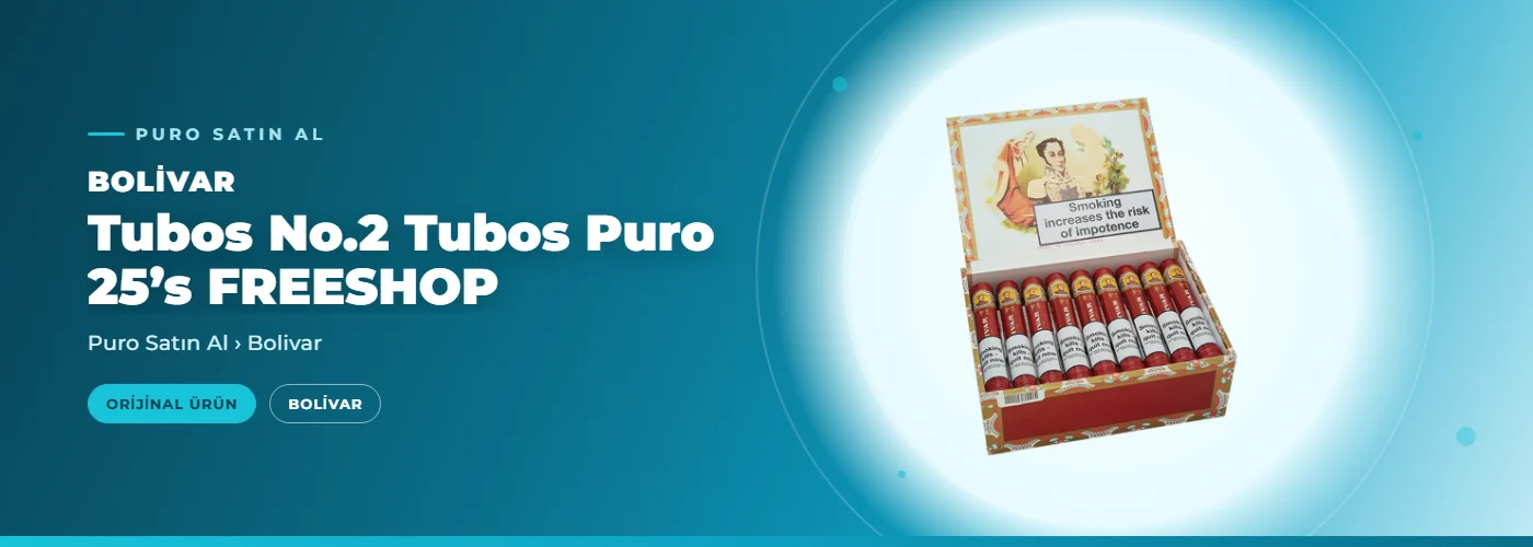Bolivar Tubos No.2 Tubos Puro 25’s FREESHOP