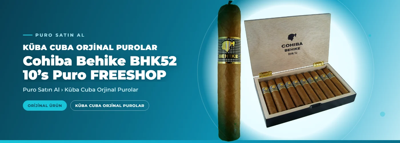 Cohiba Behike BHK52 10’s Puro FREESHOP