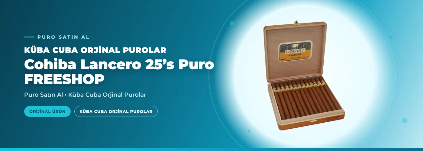 Cohiba Lancero 25’s Puro FREESHOP