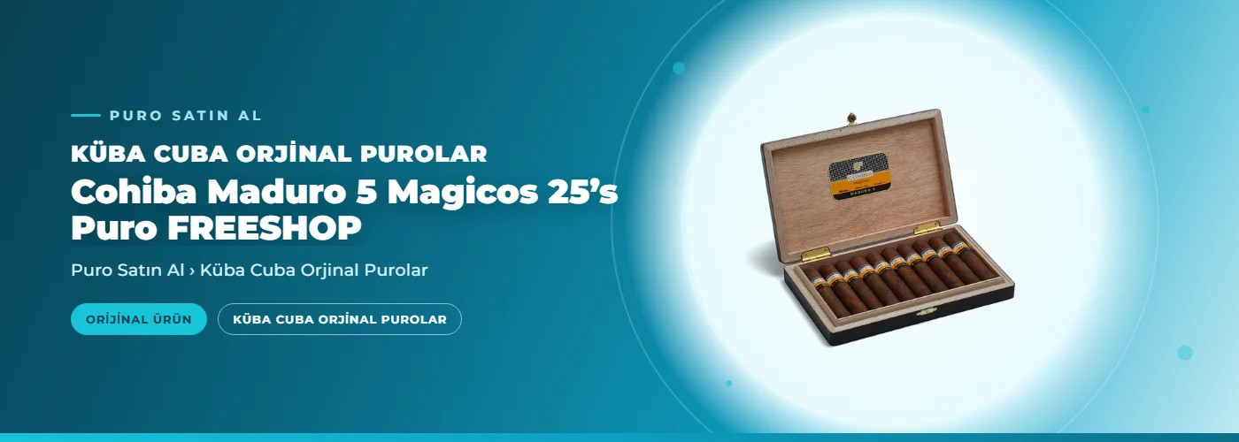Cohiba Maduro 5 Magicos 25’s Puro FREESHOP