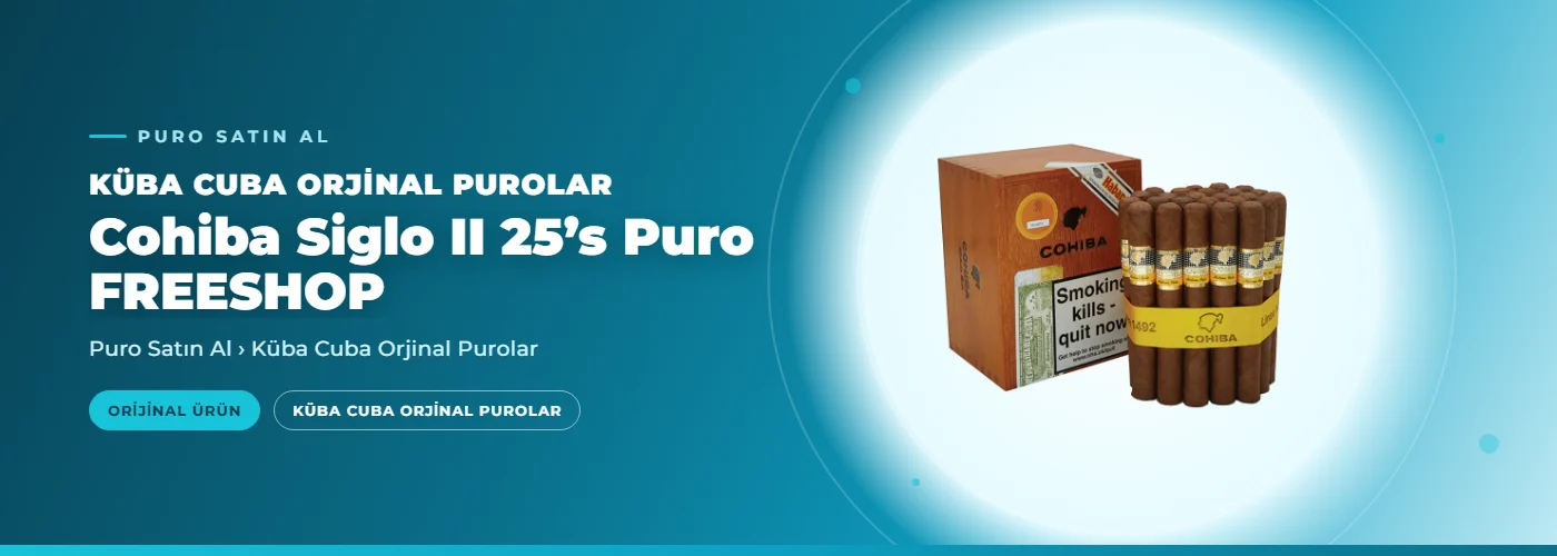 Cohiba Siglo II 25’s Puro FREESHOP