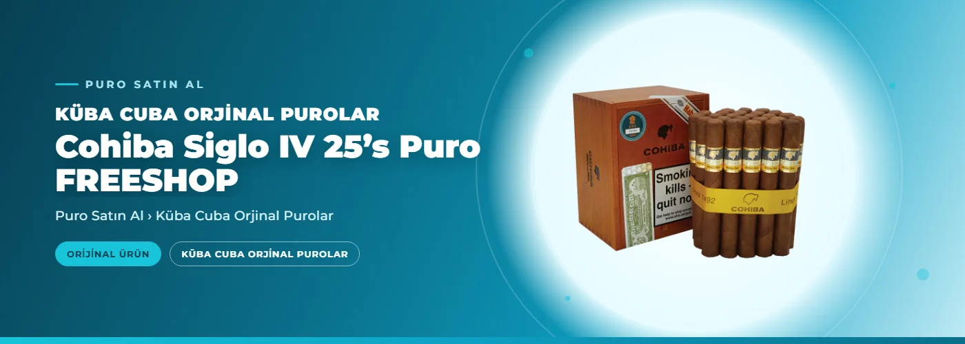 Cohiba Siglo IV 25’s Puro FREESHOP