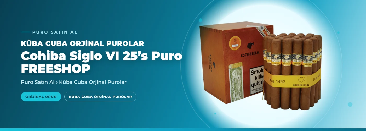 Cohiba Siglo VI  25’s Puro FREESHOP