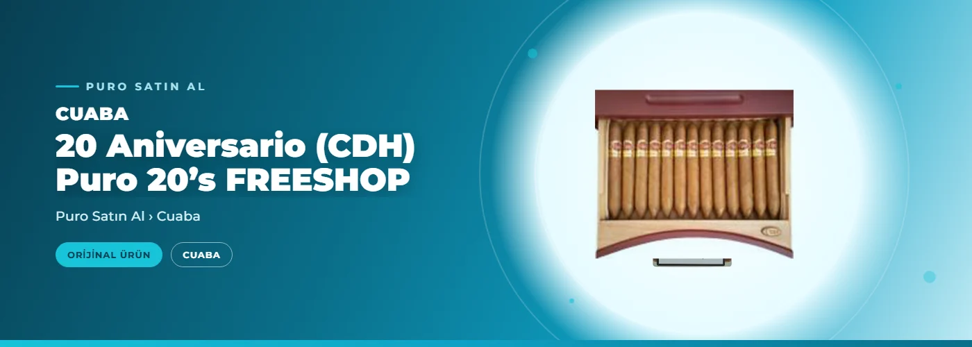 Cuaba 20 Aniversario (CDH) Puro 20’s FREESHOP