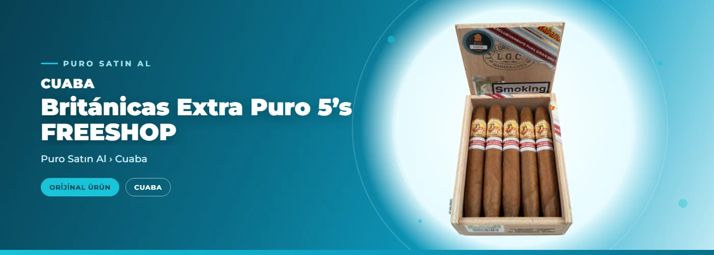 Cuaba Británicas Extra Puro 5’s FREESHOP