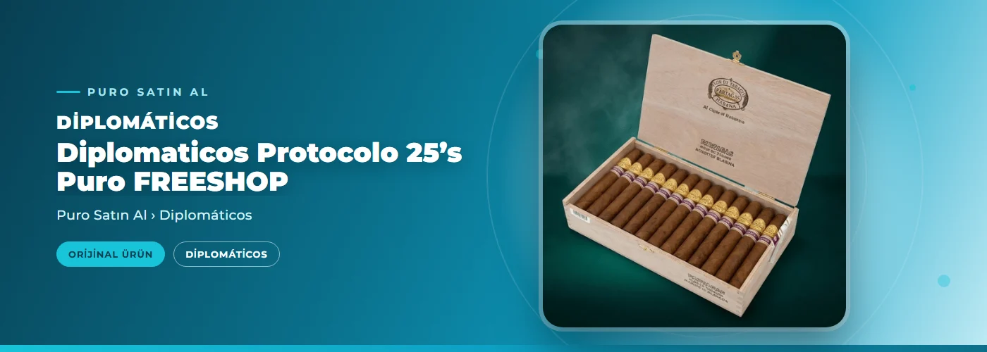 Diplomaticos Protocolo 25’s Puro FREESHOP