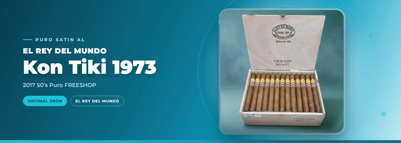 El Rey Del Mundo Kon Tiki 1973 – 2017 50’s Puro FREESHOP
