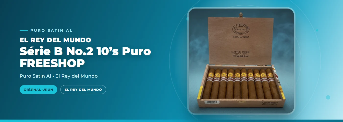 El Rey Del Mundo Série B No.2 10’s Puro FREESHOP