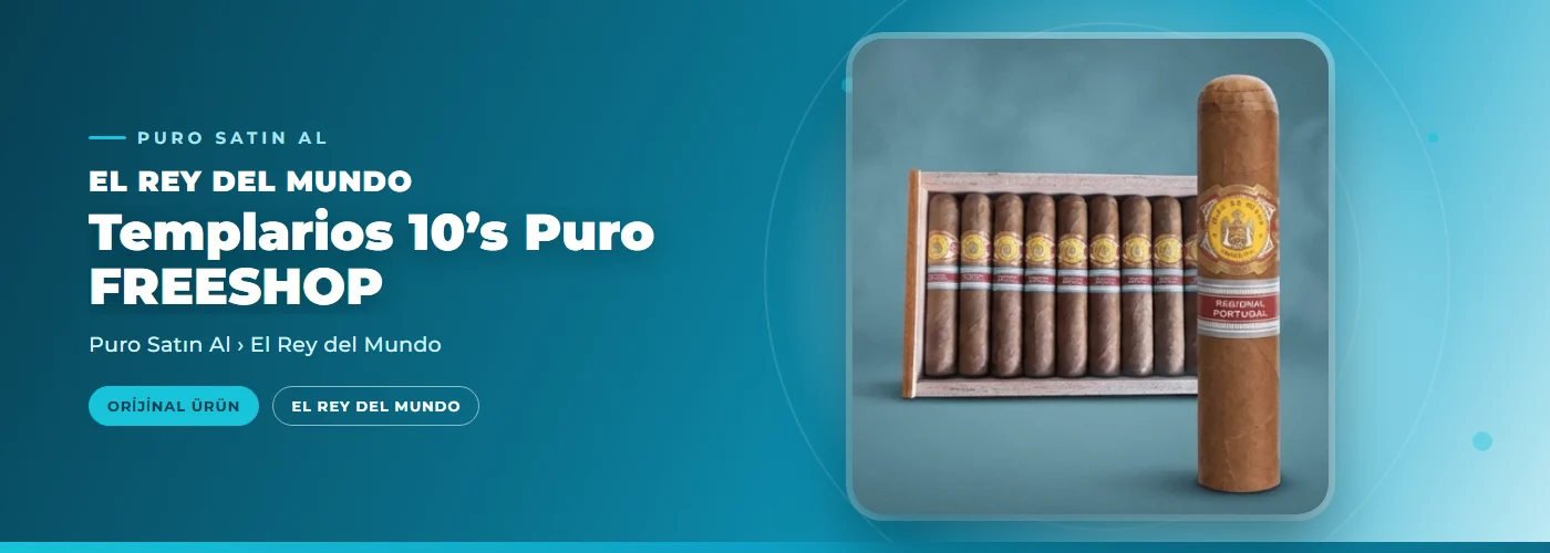 El Rey Del Mundo Templarios 10’s Puro FREESHOP