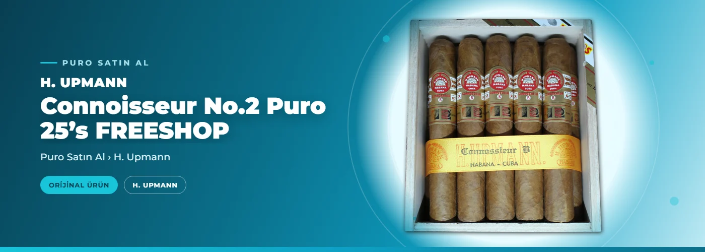 H. Upmann Connoisseur No.2 Puro 25’s FREESHOP