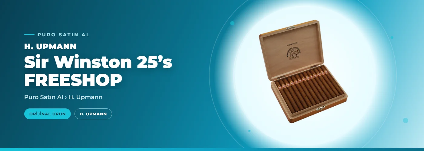 H. Upmann Sir Winston 25’s FREESHOP