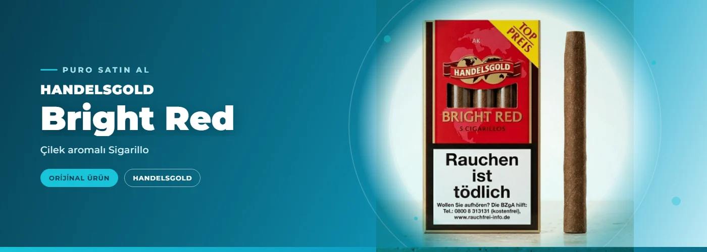 Handelsgold Bright Red – Çilek aromalı Sigarillo