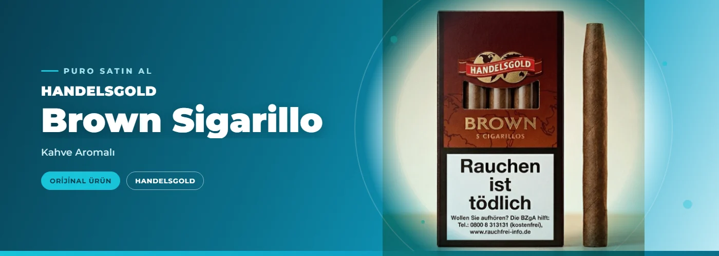 Handelsgold Brown Sigarillo – Kahve Aromalı