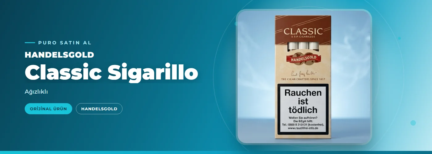 Handelsgold Classic Sigarillo – Ağızlıklı