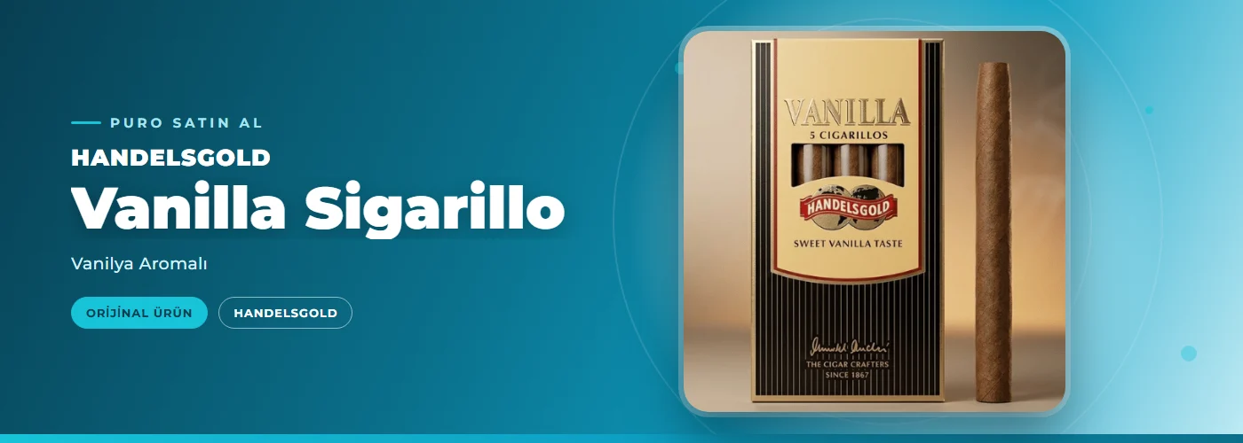 Handelsgold Vanilla Sigarillo – Vanilya Aromalı