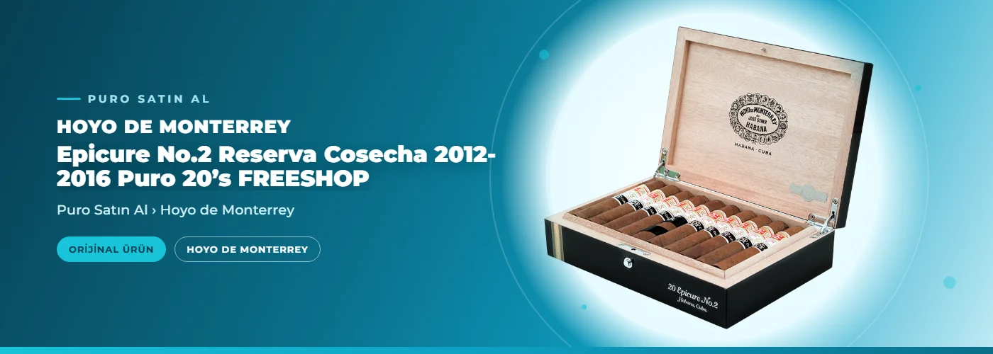 Hoyo de Monterrey Epicure No.2 Reserva Cosecha 2012-2016 Puro 20’s FREESHOP