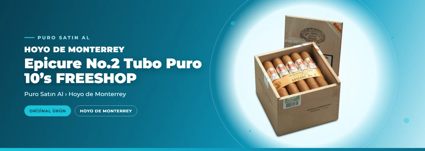 Hoyo de Monterrey Epicure No.2 Tubo Puro 10’s FREESHOP