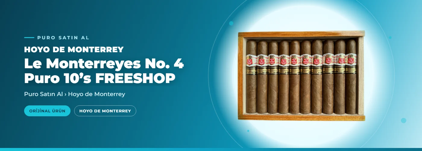 Hoyo de MonterreyLe Monterreyes No. 4 Puro 10’s FREESHOP