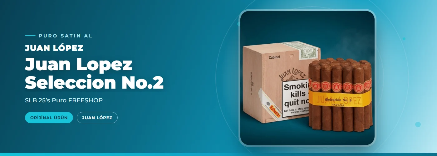 Juan Lopez Seleccion No.2 – SLB 25’s Puro FREESHOP